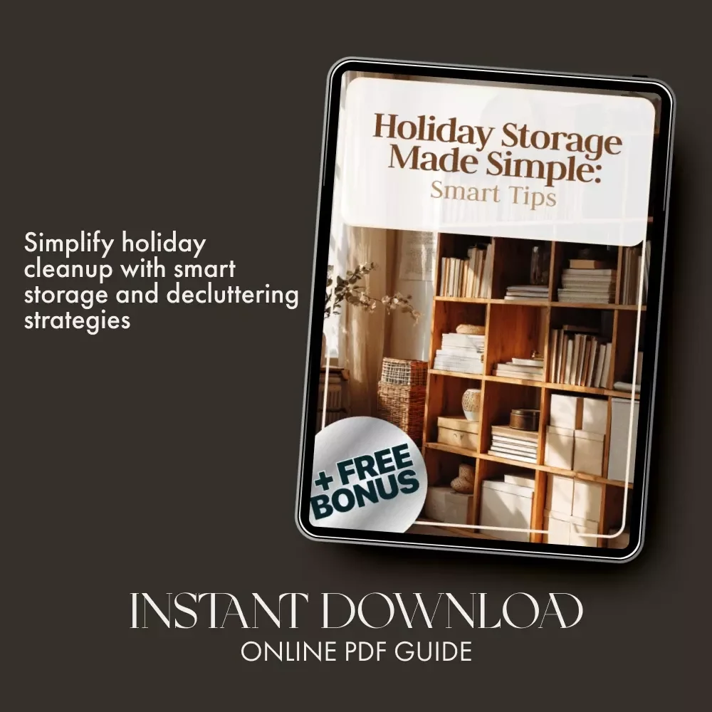 Holiday Storage Made Simple: Smart Tips | Ultimate Digital Guide on How to Store Holiday Decorations Efficiently | Declutter, Organize & Protect Your Festive Decor Like a Pro