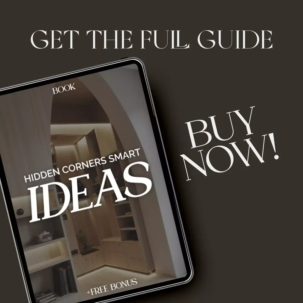 Hidden Corners Smart Ideas | How to Use AI to Brainstorm Storage Solutions for Awkward Spaces | Home Design eBook, AI Interior Guide, Digital Download for Clever Organization