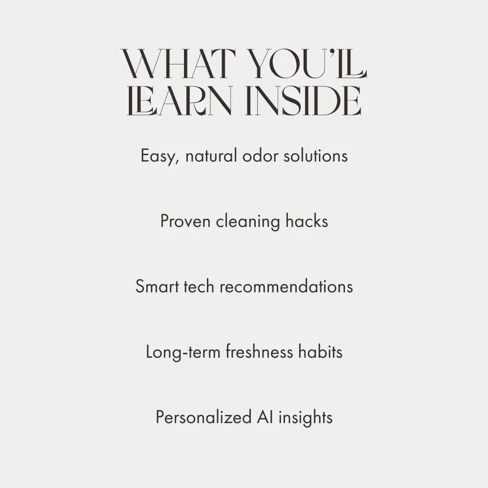 A Simple Guide to Banishing Home Odors | Digital Download | How to Get Rid of Odors in Your Home Naturally and Permanently | Fresh Home eBook & Printable Guide