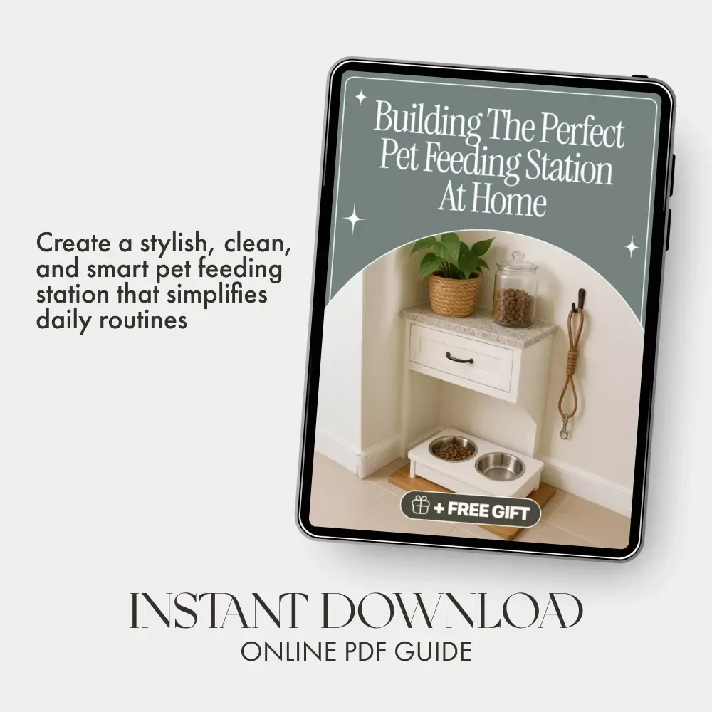 Building the Perfect Pet Feeding Station at Home | Ultimate Digital Guide for Pet Lovers | How to Create a Pet Feeding Station with Smart, Clean, and Organized Design Ideas