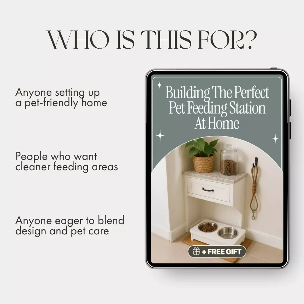 Building the Perfect Pet Feeding Station at Home | Ultimate Digital Guide for Pet Lovers | How to Create a Pet Feeding Station with Smart, Clean, and Organized Design Ideas