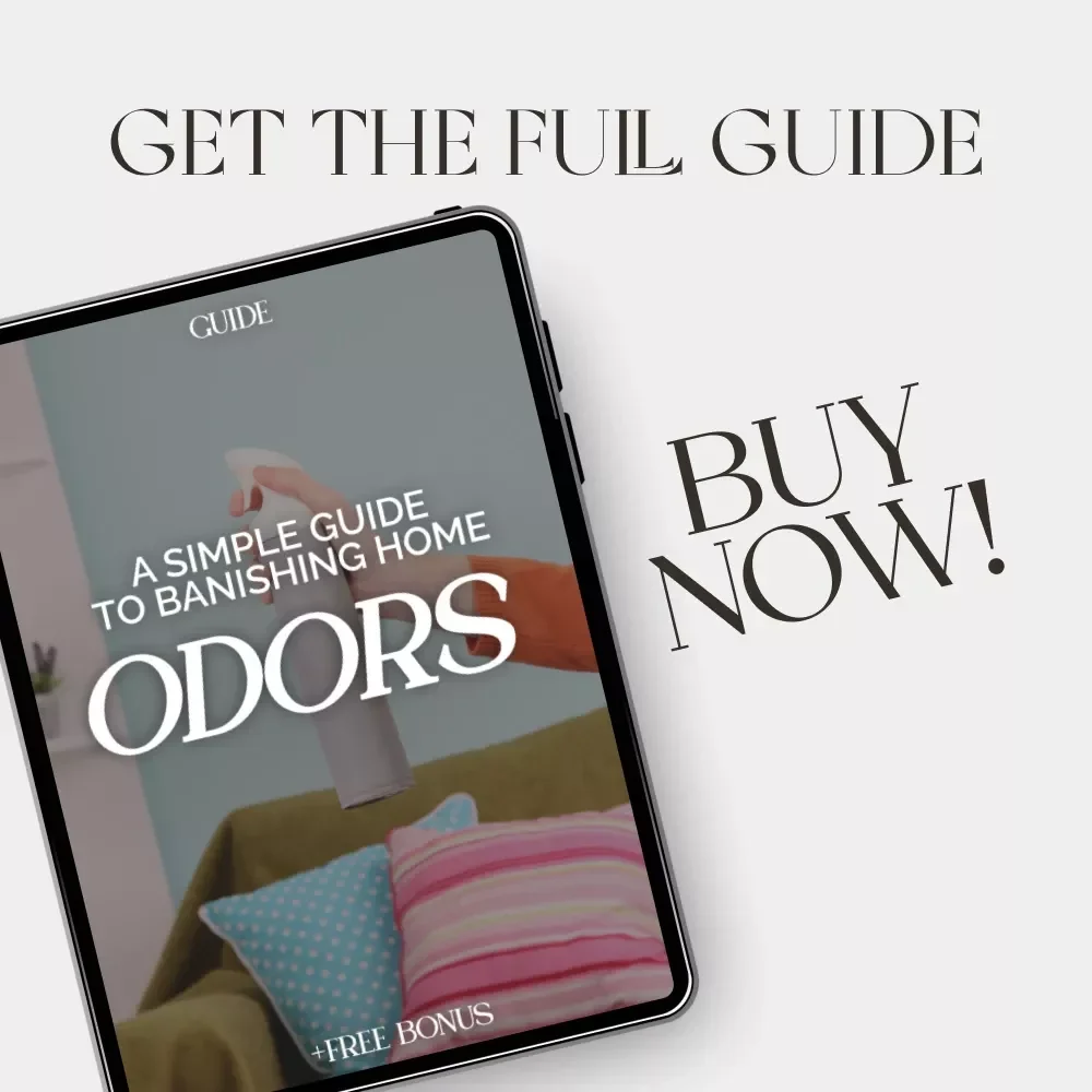 A Simple Guide to Banishing Home Odors | Digital Download | How to Get Rid of Odors in Your Home Naturally and Permanently | Fresh Home eBook & Printable Guide