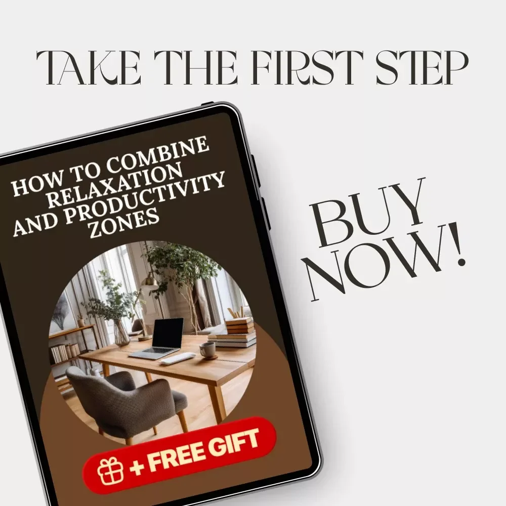 How to Combine Relaxation and Productivity Zones Checklist | Home Office Balance Guide | Digital Download for Mindful Living