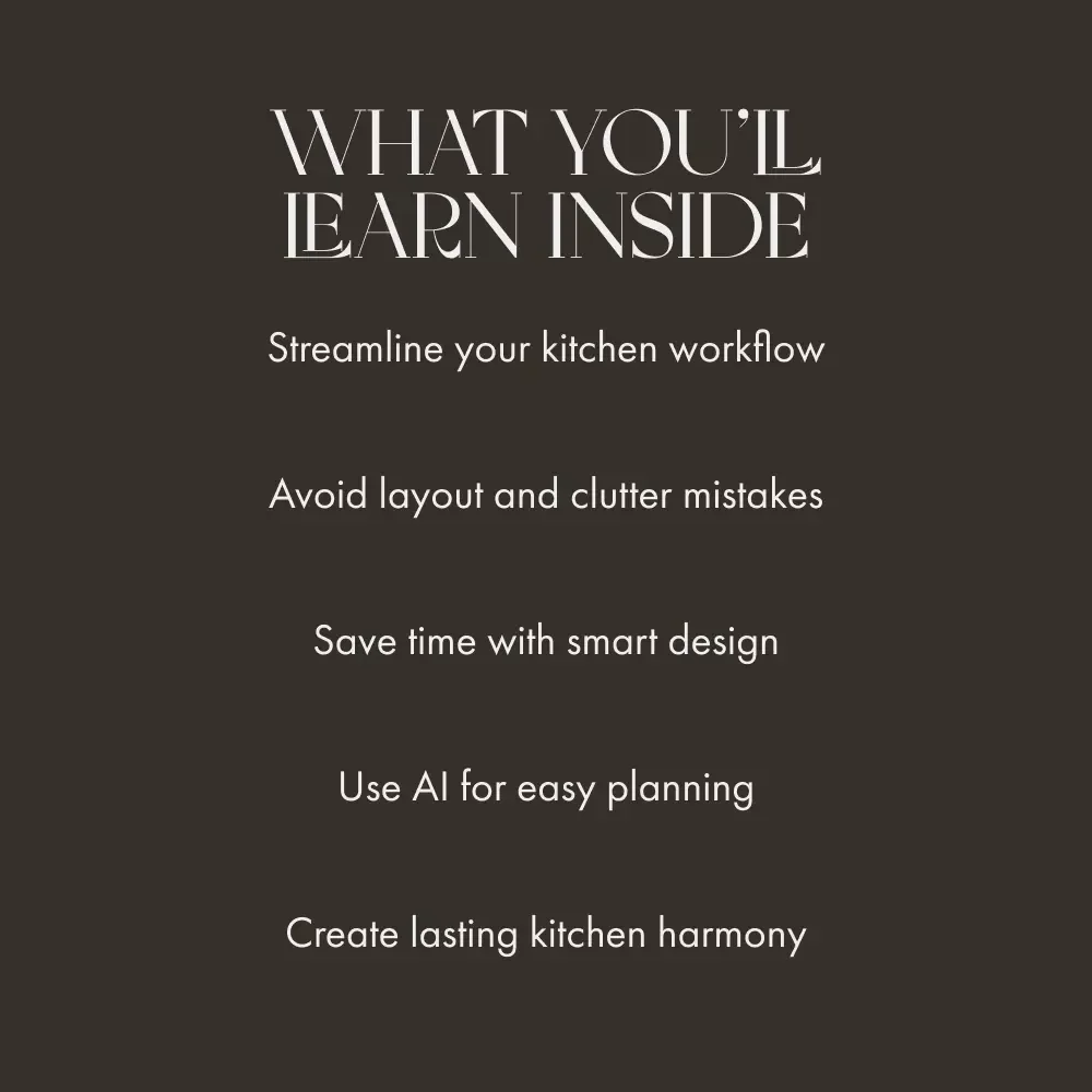 Smart Kitchen Flow | Digital Kitchen Organization Guide, AI-Powered Kitchen Planning eBook, Home Cooking Workflow & Appliance Arrangement Checklist