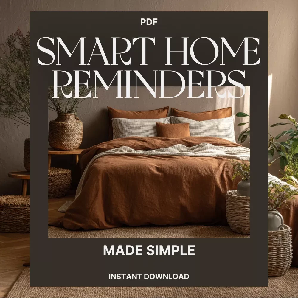Smart Home Reminders | AI Home Management Guide | Digital Download for Busy Families & Productivity Enthusiasts