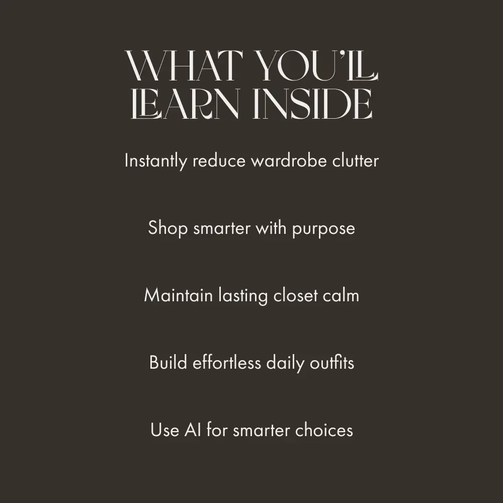 Wardrobe Zen: Mastering the One-In-One-Out Rule for Clothes | Minimalist Wardrobe Guide | Learn how one in one out works with clothes to create calm, order, and lasting style
