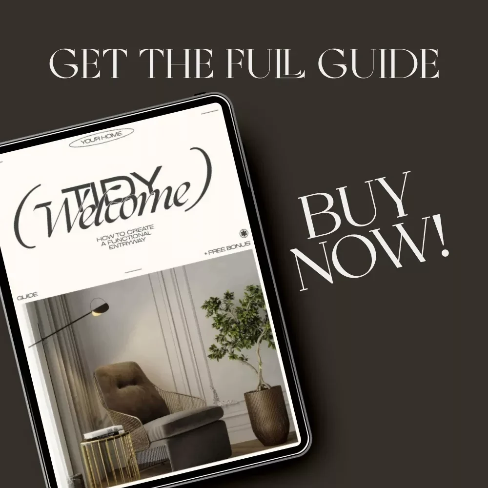 Tidy Welcome | Functional Entryway Guide, Home Organization eBook, Small Space Decor Tips, AI-Powered Interior Inspiration, Digital Download