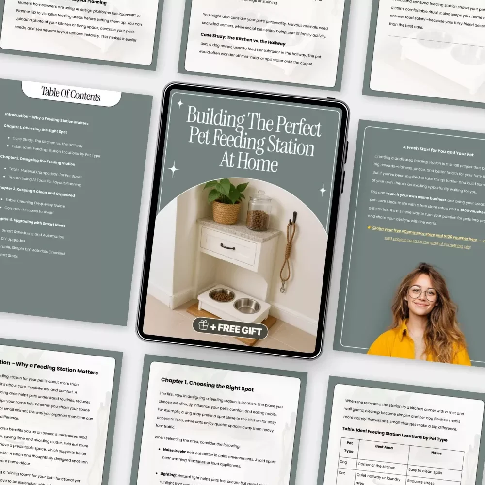 Building the Perfect Pet Feeding Station at Home | Ultimate Digital Guide for Pet Lovers | How to Create a Pet Feeding Station with Smart, Clean, and Organized Design Ideas