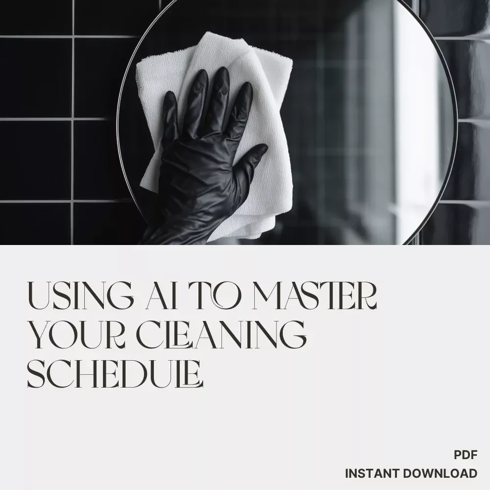 Using AI to Master Your Cleaning Schedule | The Best Way to Use AI for Cleaning Schedules | Digital Guide for Smarter, Stress-Free Cleaning