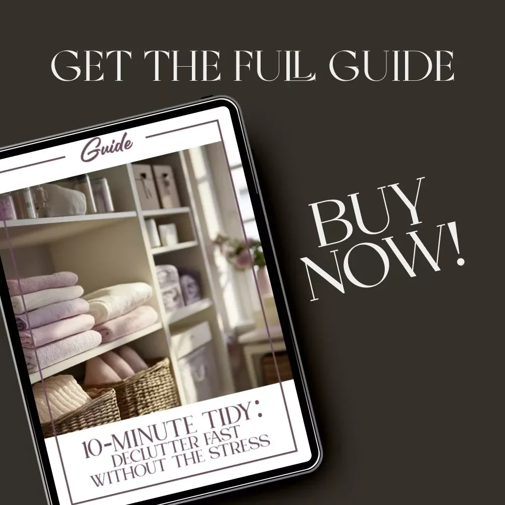 10-Minute Tidy: Declutter Fast Without the Stress | How to Declutter in 10 Minutes | Quick Decluttering Guide for Busy People