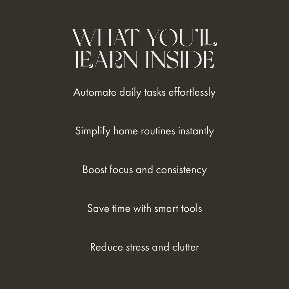 Smart Home Reminders | AI Home Management Guide | Digital Download for Busy Families & Productivity Enthusiasts