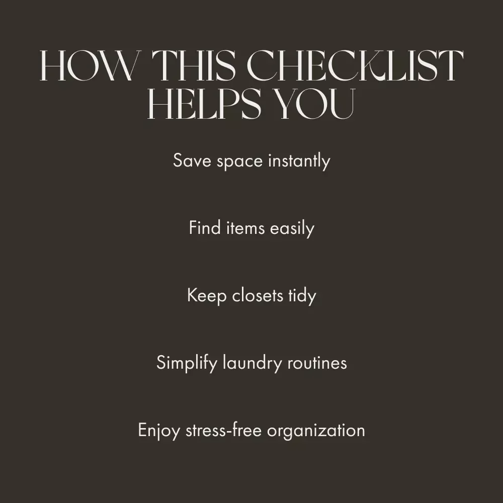 How to Organize Linen and Towels Efficiently | Printable Home Organization Checklist | Declutter, Sort & Store Like a Pro
