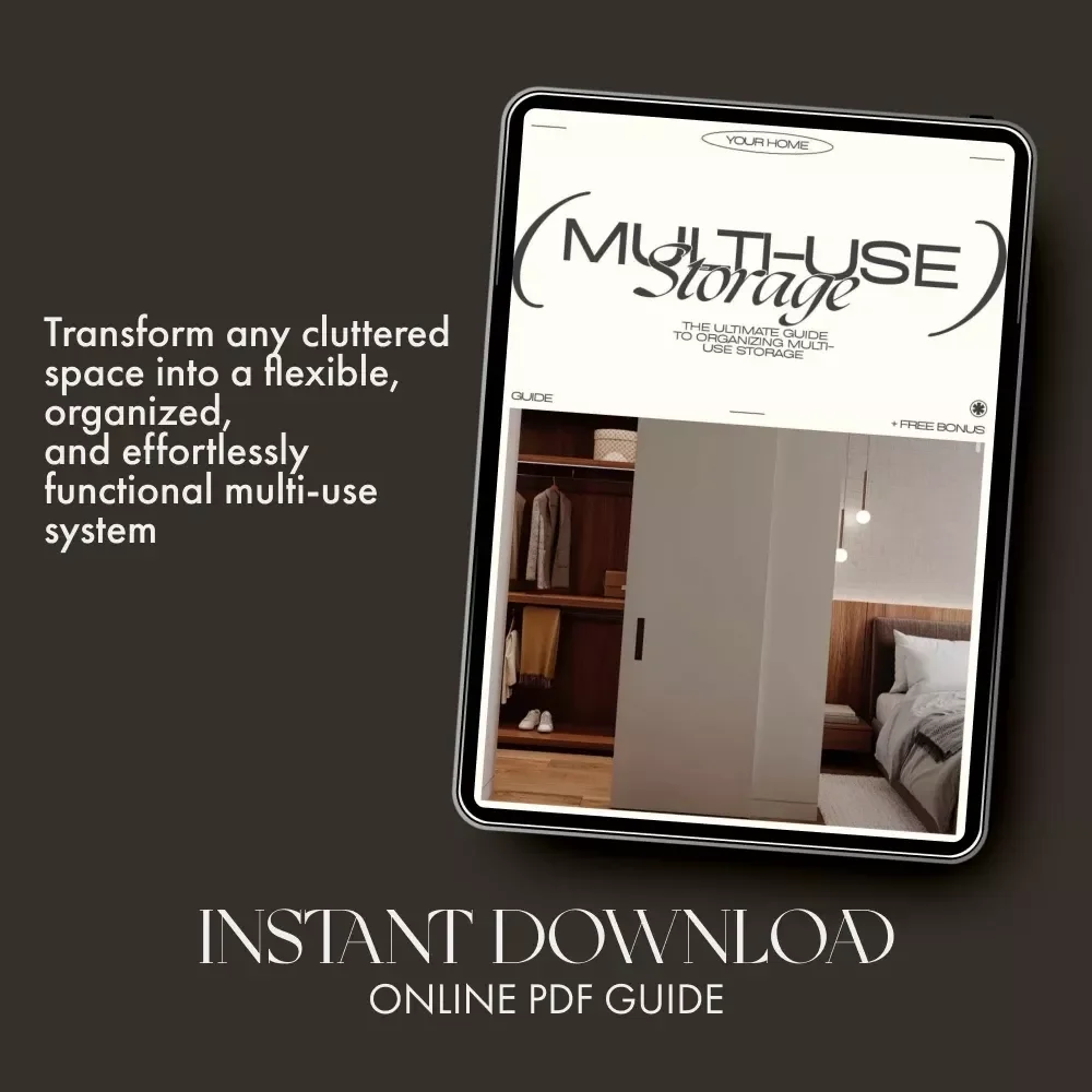 The Ultimate Guide to Organizing Multi-Use Storage | Best Way to Organize Multi Use Storage | Digital Download Home Organization Guide