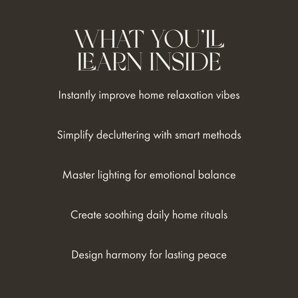 Creating a Relaxing Mood at Home – A Complete Digital Guide on How to Set Mood at Home for Relaxation | Transform Your Space with Light, Scents, and Calm Rituals