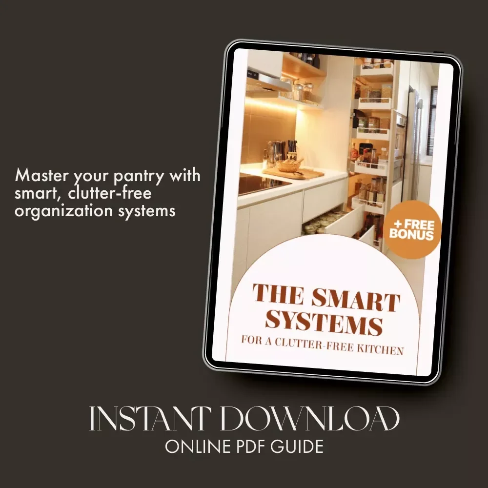 The Smart Pantry Systems for a Clutter-Free Kitchen | Digital Guide for Effortless Organization | Tips for Pantry Organization Systems, Step-by-Step Storage & Smart Solutions
