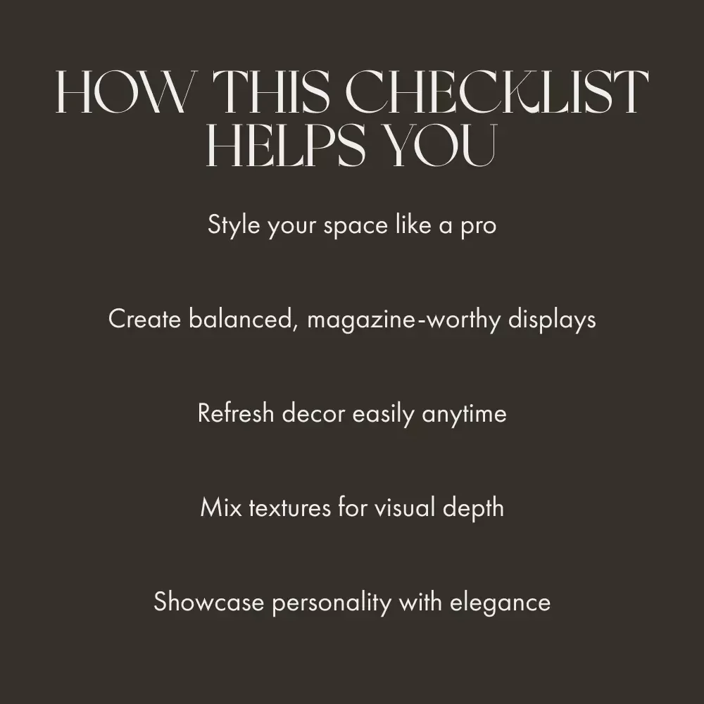 Coffee Table Styling Checklist: Master the Art Like a Pro | Printable Home Decor Guide, Interior Styling eBook, Coffee Table Decor Tips & Living Room Inspiration