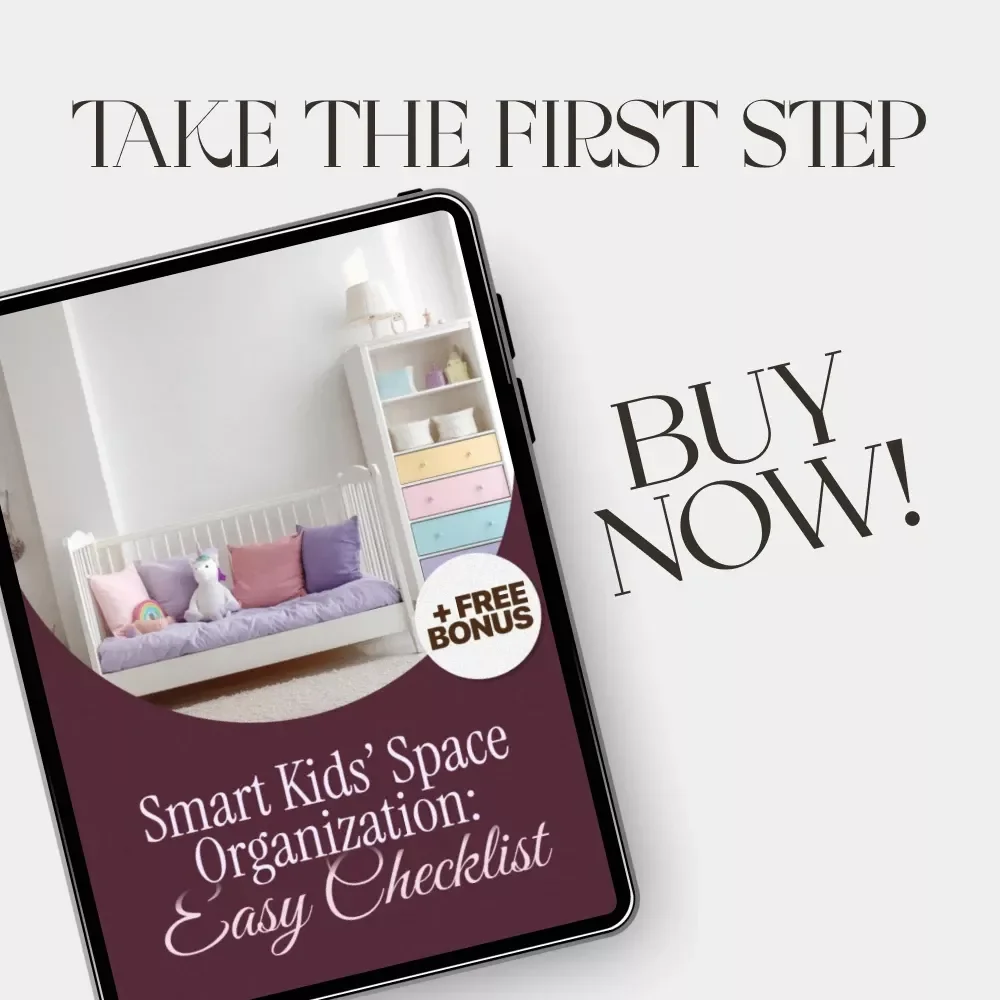 Smart Ways to Organize Kids’ Spaces — A Fun, Practical Checklist for Parents | Digital Download | Printable Home Organization Guide for Families | how to organize kids spaces smartly | Kid Room Decluttering Ideas