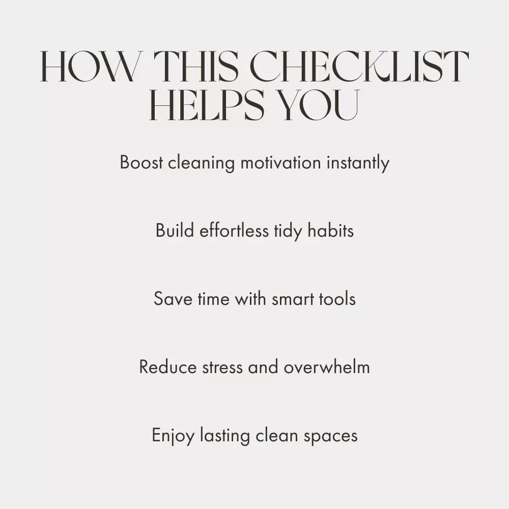 The “Clean-Now, Shine-Later” Checklist | Digital Cleaning Motivation Guide | Printable How to Stop Procrastinating Cleaning Checklist for Home & Mindset Reset