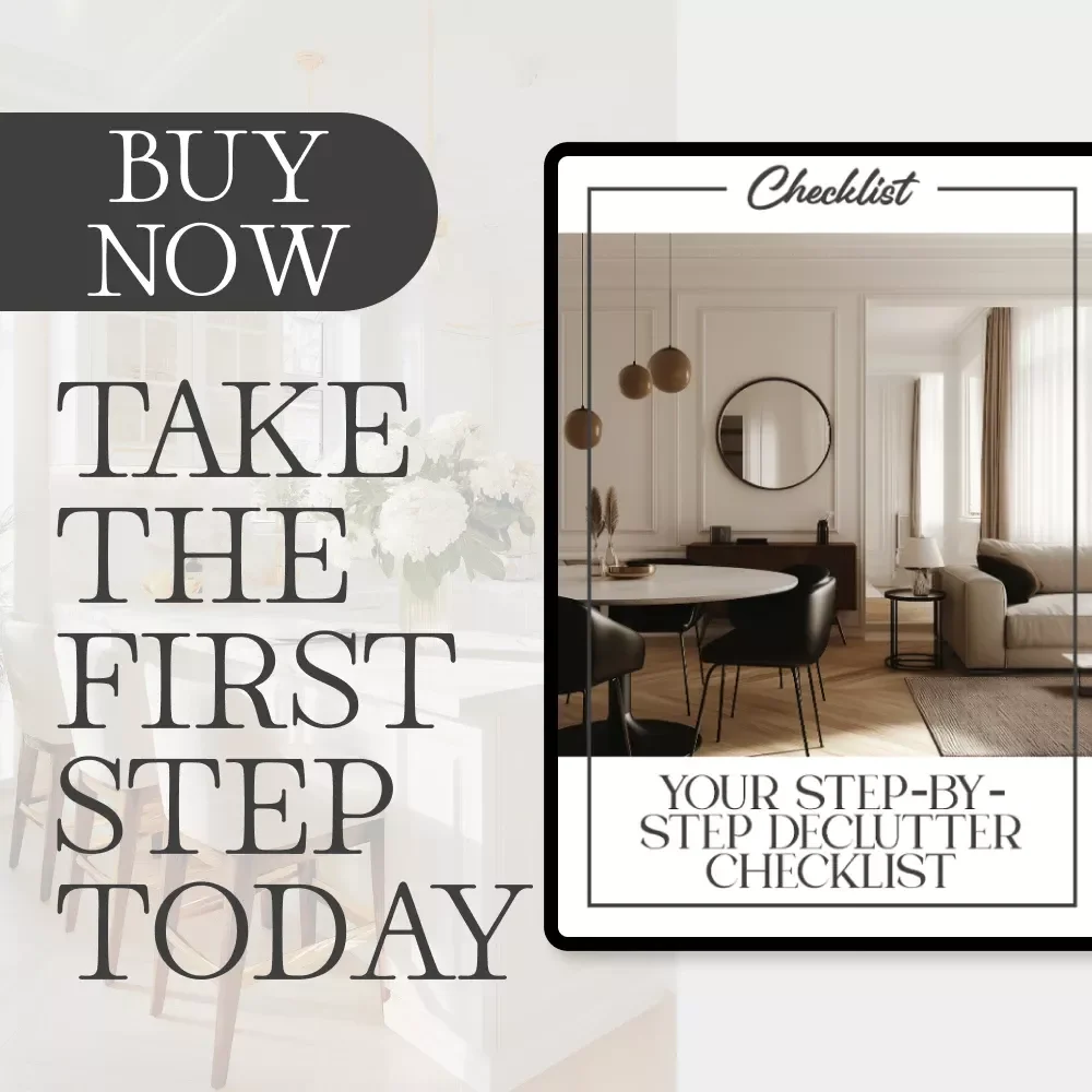 Your Step-by-Step Declutter Checklist | How to Declutter Your Digital Life | Printable Digital Download for Organizing Emails, Files & Apps