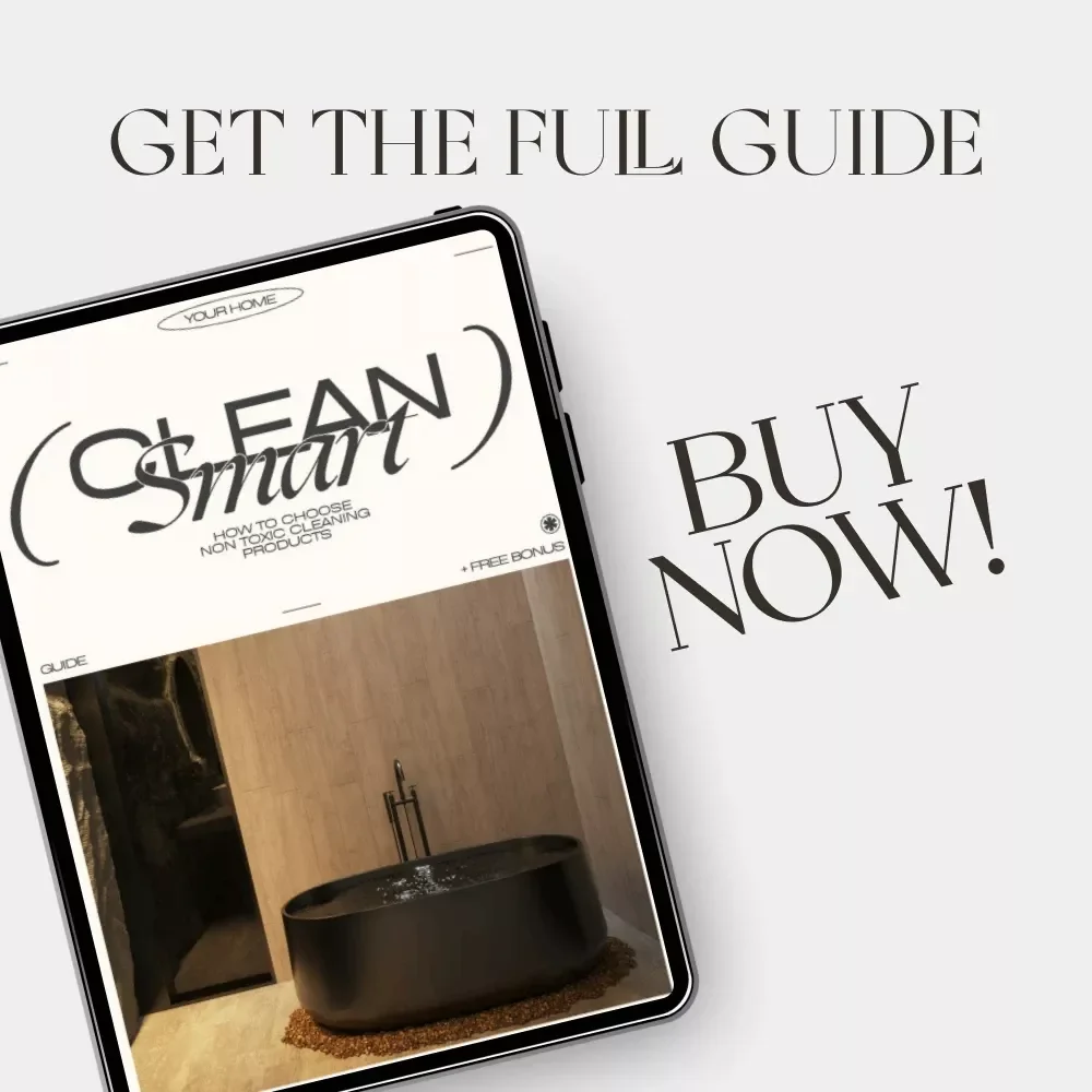 Clean Smart | Non-Toxic Cleaning Guide & DIY Solutions | Eco-Friendly Home Cleaning eBook | Safe Ingredient Checklist & AI Cleaner Finder
