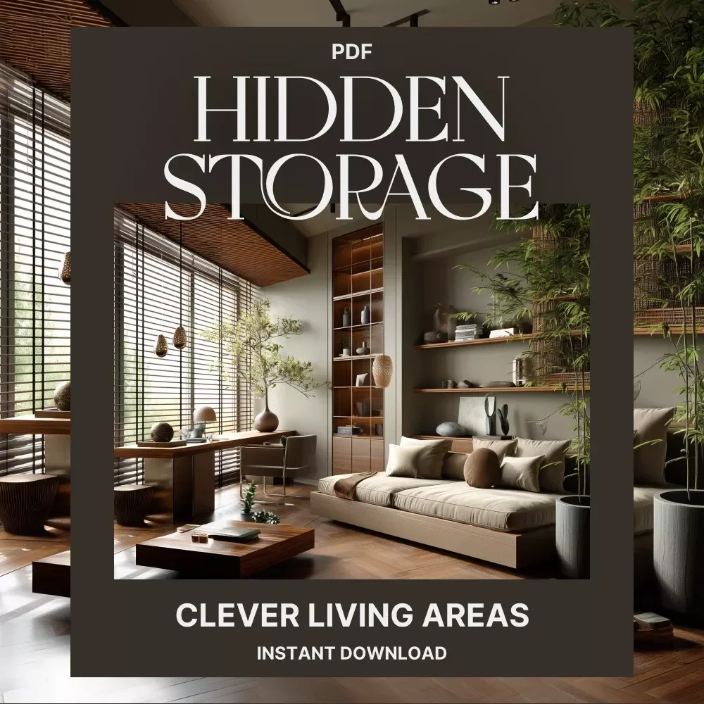 The Hidden Storage Checklist for Clever Living Areas | Digital Home Organization Guide | How to Create Hidden Storage in Living Areas