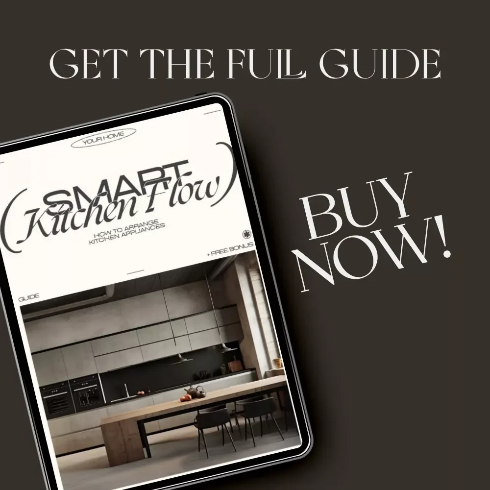 Smart Kitchen Flow | Digital Kitchen Organization Guide, AI-Powered Kitchen Planning eBook, Home Cooking Workflow & Appliance Arrangement Checklist