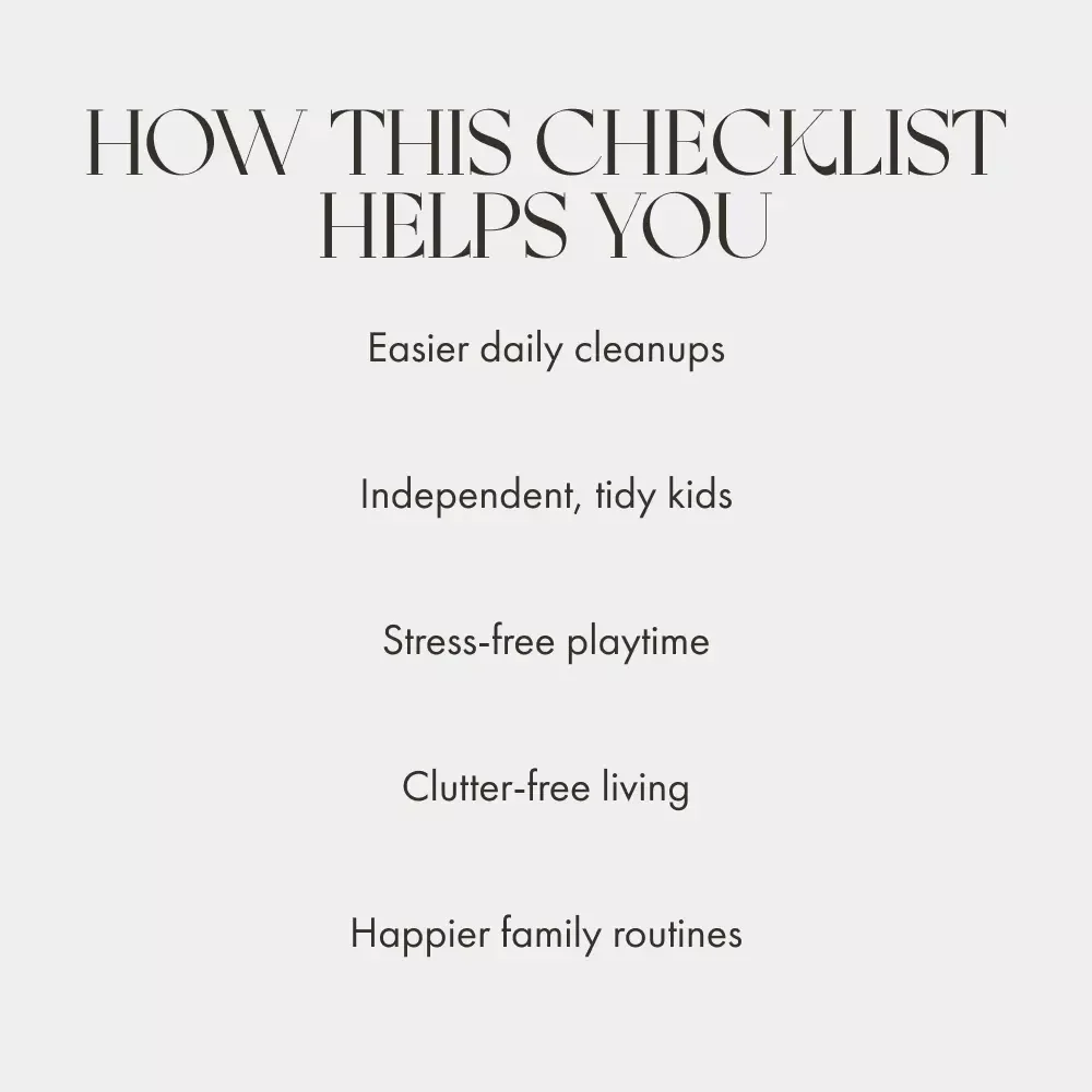Kid-Proof Your Home: Tidy Zones for Happy Play | Printable Checklist | Family Organization Tips | Home Decluttering Guide | Tips for Creating Tidy Zones for Children