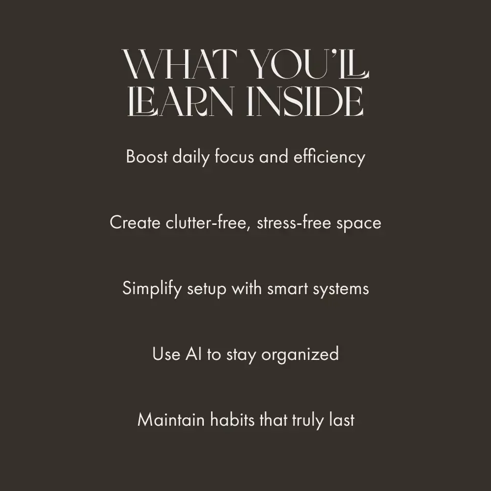Your Ultimate Home Office Guide | Digital Download | How to Organize a Home Office for Productivity, Focus & Style | Printable eBook & Workspace Setup Planner