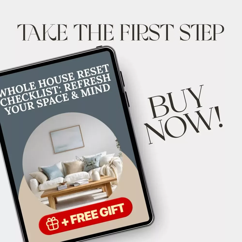 Whole House Reset Checklist: Refresh Your Space & Mind | Printable Home Organization Guide | Digital Download for Decluttering, Deep Cleaning & Mindful Living | how to do a whole house reset