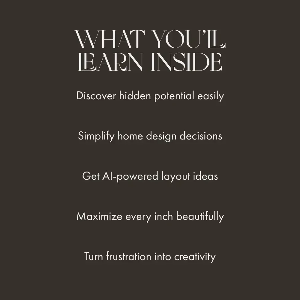 Hidden Corners Smart Ideas | How to Use AI to Brainstorm Storage Solutions for Awkward Spaces | Home Design eBook, AI Interior Guide, Digital Download for Clever Organization