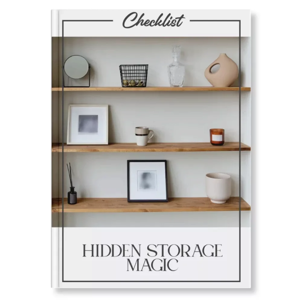 Hidden Storage Magic | Printable Home Organization Guide | Door Storage Ideas | Small Space Organizer | Minimalist Decluttering eBook