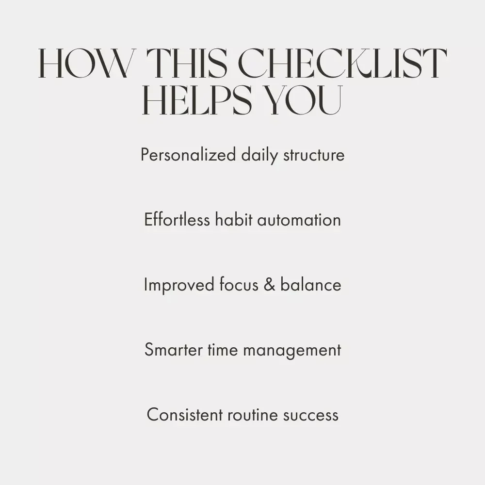 Designing Your Dream Morning & Evening Flow | AI Routine Checklist | How to Use AI to Create a Morning and Evening Home Routine