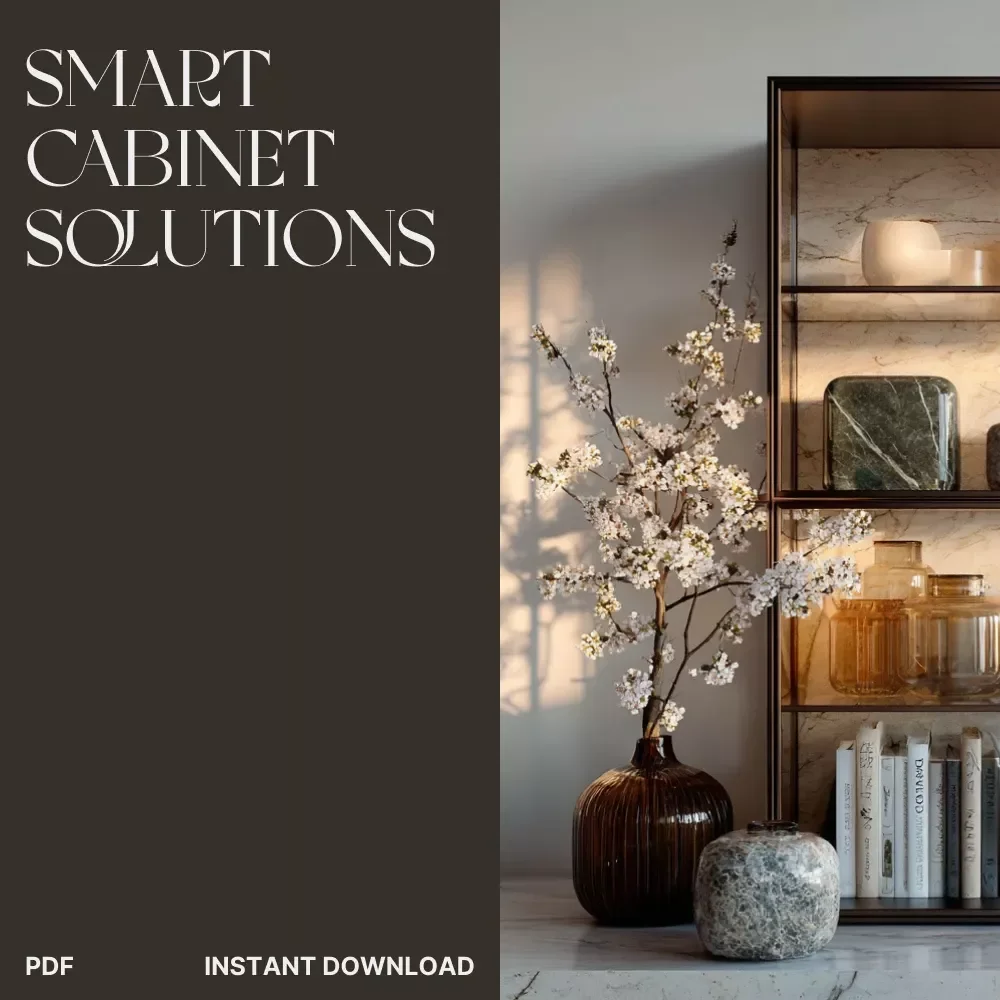 Smart Cabinet Solutions: Make Every Shelf Work for You | Digital Guide for How to Maintain Organized Cabinets, Home Decluttering, and Space Optimization