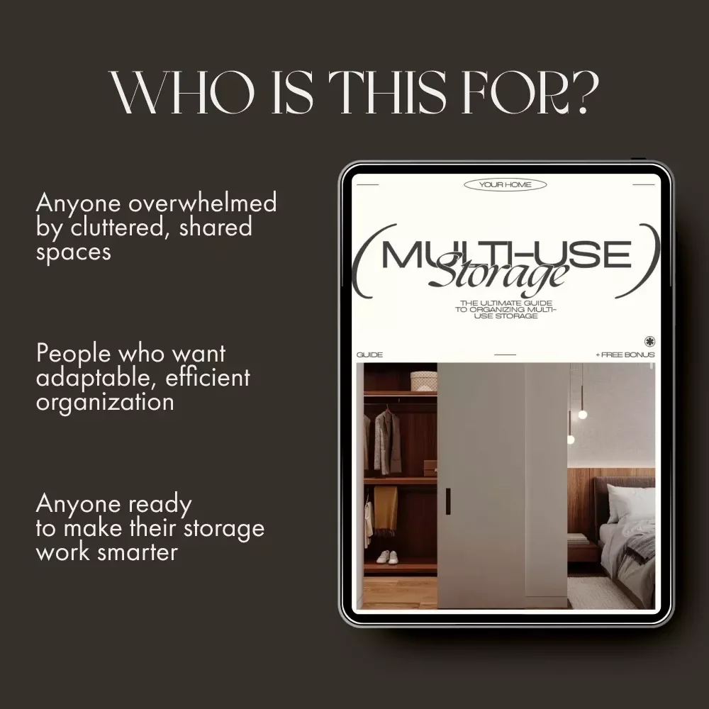The Ultimate Guide to Organizing Multi-Use Storage | Best Way to Organize Multi Use Storage | Digital Download Home Organization Guide