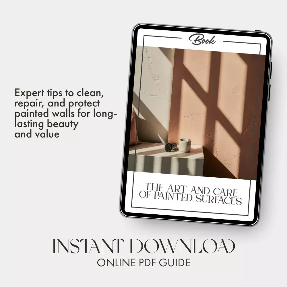 The Art and Care of Painted Surfaces | How to Maintain Painted Walls | Digital Ebook Guide for Wall Care & Maintenance