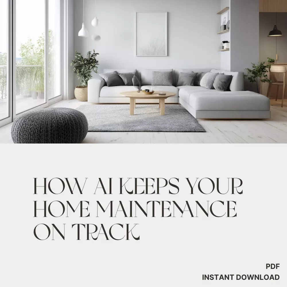 How AI Keeps Your Home Maintenance on Track | Smart Home Care Digital Guide | Learn How to Use AI to Track Home Maintenance Easily