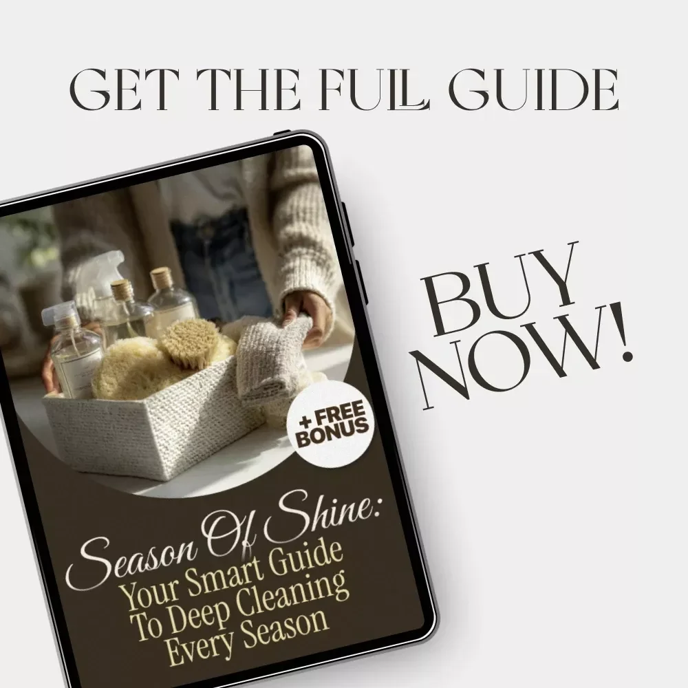 Seasons of Shine: Your Smart Guide to Deep Cleaning Every Season | Printable Home Cleaning Planner | Seasonal Deep Cleaning eBook | how to plan seasonal deep cleaning