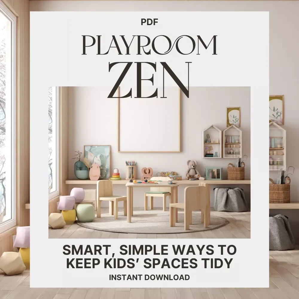 Playroom Zen: Smart, Simple Ways to Keep Kids’ Spaces Tidy – The Best Way to Maintain Tidy Playroom eBook, Guide for Decluttering, Organizing & Engaging Kids