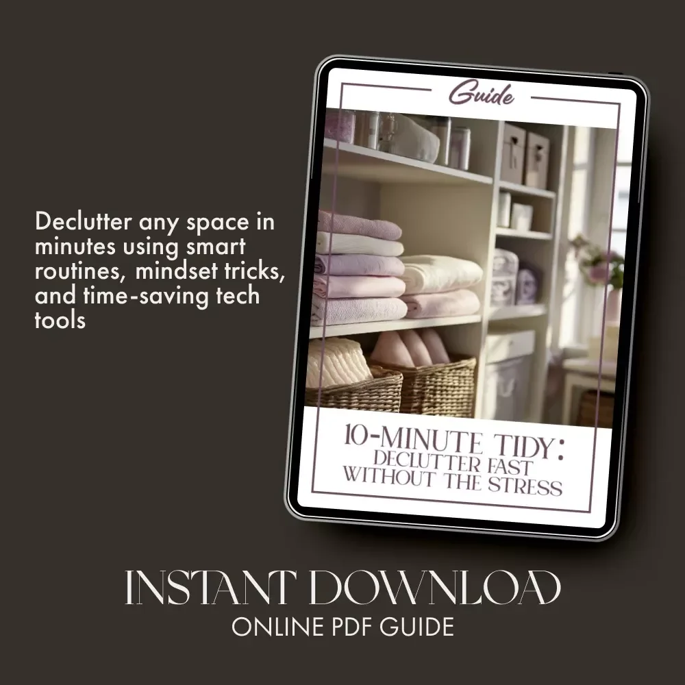 10-Minute Tidy: Declutter Fast Without the Stress | How to Declutter in 10 Minutes | Quick Decluttering Guide for Busy People