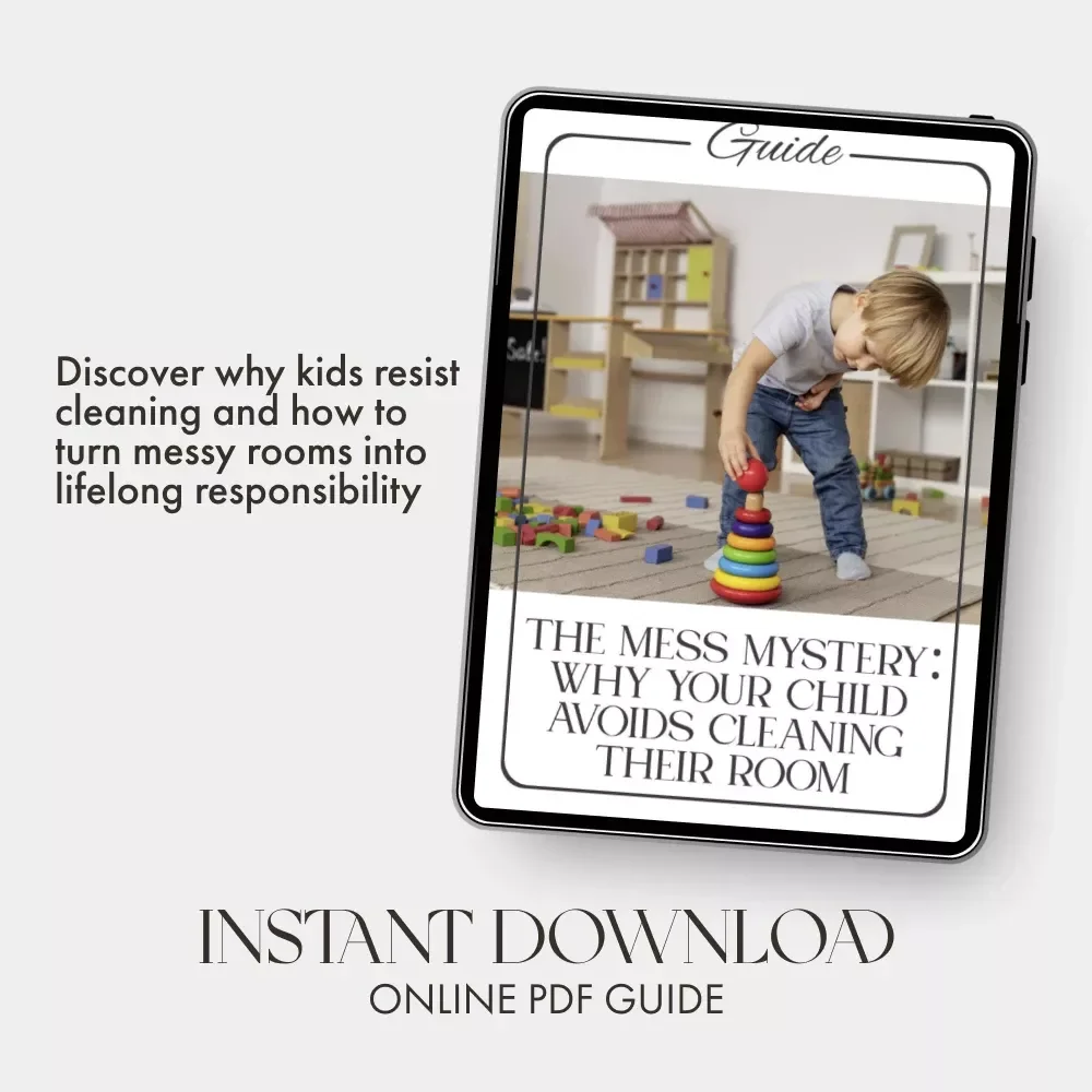 The Mess Mystery: Why Your Child Avoids Cleaning Their Room | Parenting Guide for Understanding, Motivation & Practical Strategies | Digital Download eBook for Parents Wondering “why does my child avoid cleaning their room”