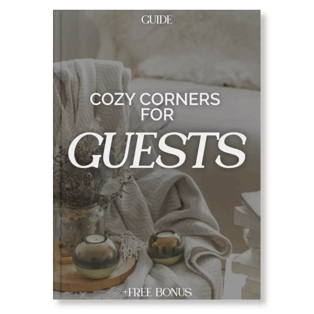 Cozy Corners for Guests | Guest Room Decor Guide | Digital Download for Airbnb Hosts, Home Stylists & Interior Enthusiasts | eBook on Comfort, Lighting, and Design with AI Prompts
