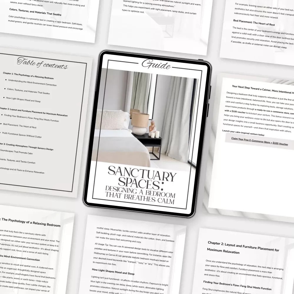 Sanctuary Spaces: Designing a Bedroom That Breathes Calm | Digital Guide for How to Layout a Bedroom for Relaxation, Sleep-Friendly Design, and Peaceful Interiors