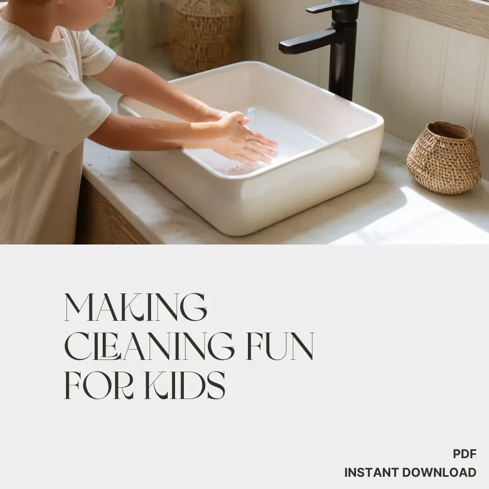 Spark Joy: Making Cleaning Fun for Kids | Digital Guide for Parents with Tips for Making Cleaning Fun for Kids