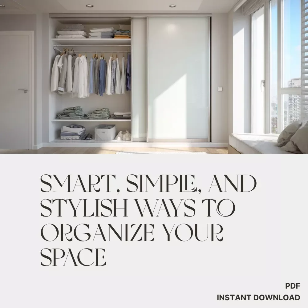 Closet Zen: Smart, Simple, and Stylish Ways to Organize Your Space | Digital Guide for Effortless Closet Organization | Minimalist Decluttering Tips & Ways to Organize Closets Efficiently