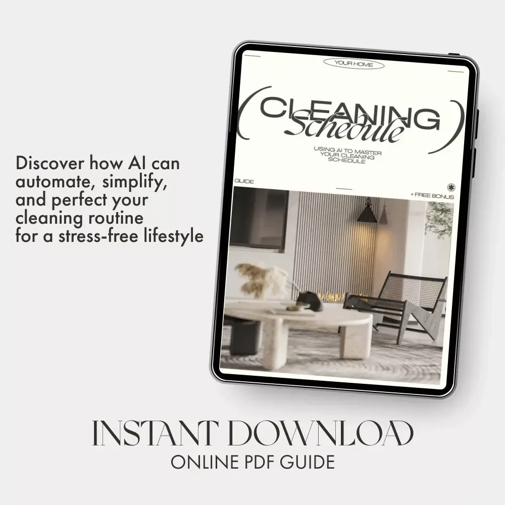 Using AI to Master Your Cleaning Schedule | The Best Way to Use AI for Cleaning Schedules | Digital Guide for Smarter, Stress-Free Cleaning