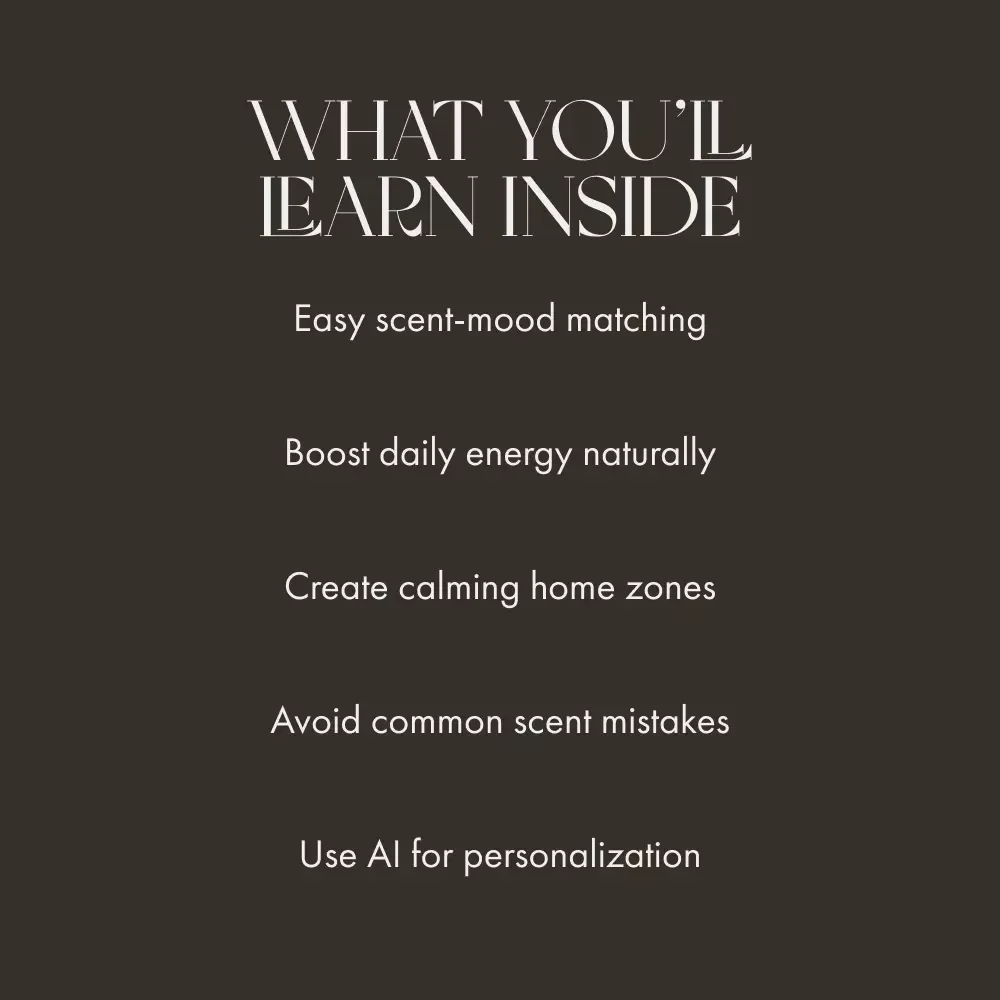 Scent & Sense: Transform Your Mood with Home Aromas | Digital Guide to the Best Way to Use Scents for Mood, Emotions & Everyday Wellbeing