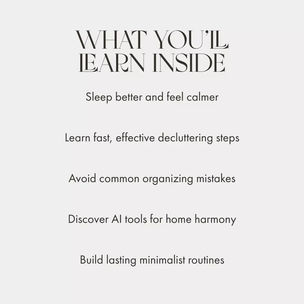 Clutter-Free Comfort: Create a Bedroom That Breathes | Digital Decluttering Guide for Peaceful Sleep & Minimalist Living | Tips for Keeping Bedroom Clutter Free