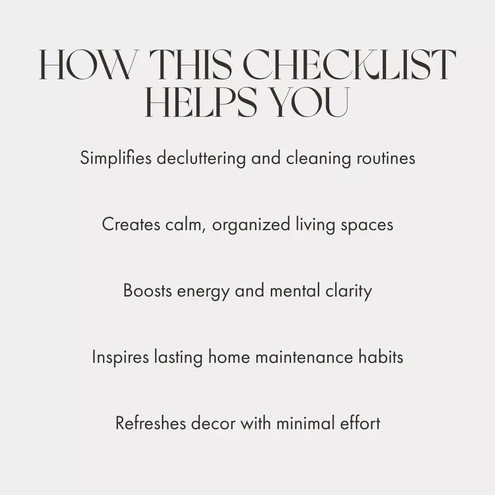 Whole House Reset Checklist: Refresh Your Space & Mind | Printable Home Organization Guide | Digital Download for Decluttering, Deep Cleaning & Mindful Living | how to do a whole house reset