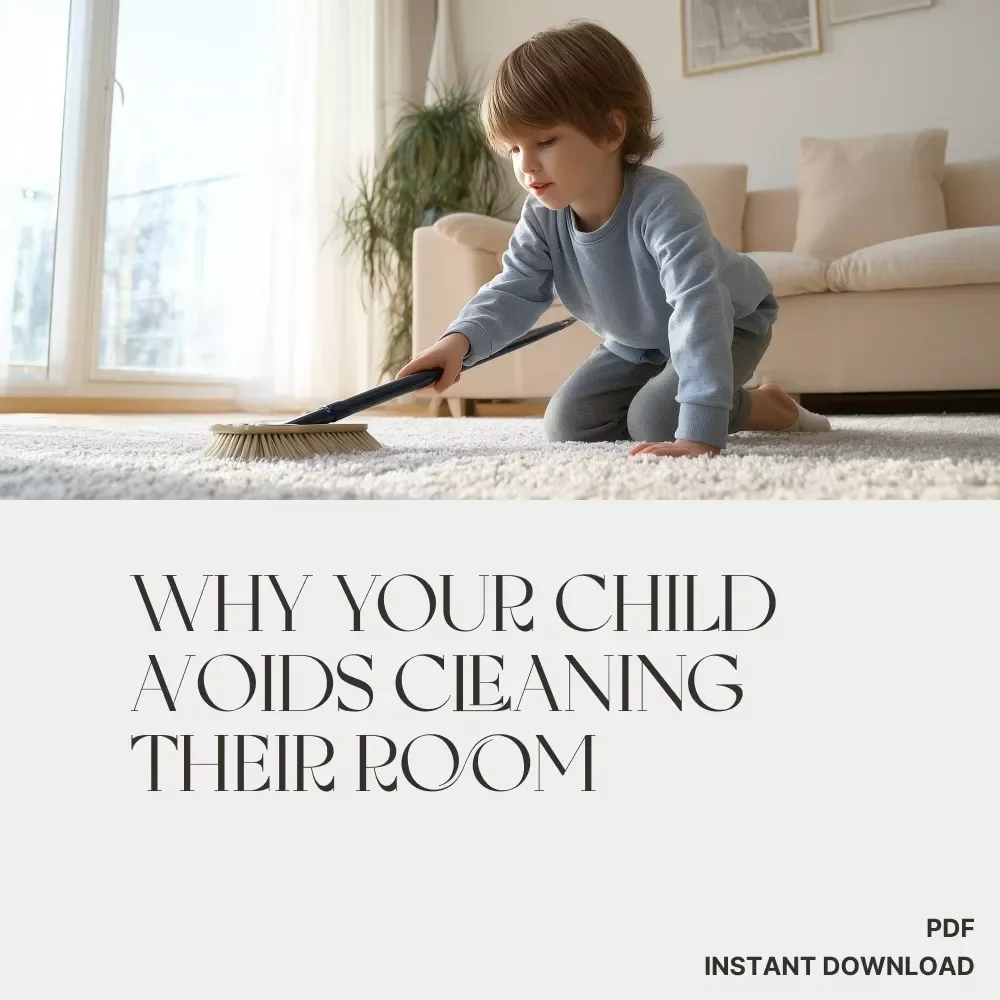 The Mess Mystery: Why Your Child Avoids Cleaning Their Room | Parenting Guide for Understanding, Motivation & Practical Strategies | Digital Download eBook for Parents Wondering “why does my child avoid cleaning their room”
