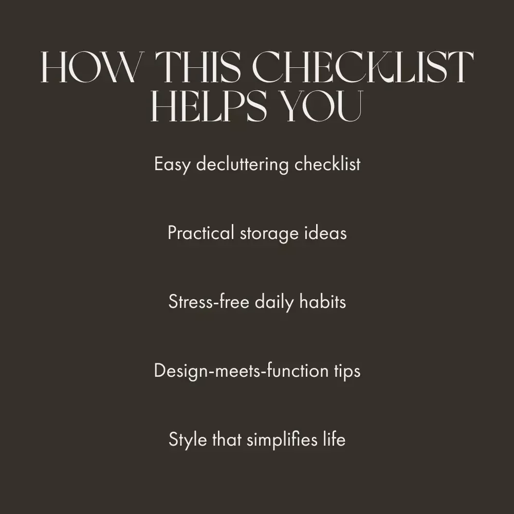How to Maintain Home Organization While Styling Your Home Checklist | Printable Home Decor Guide | Minimalist Organization Planner | Digital Download